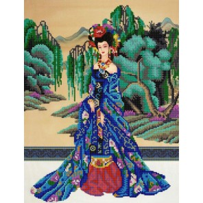 Красавица Востока Канва с рисунком для вышивки бисером Конек