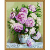  Розовые пионы (Игорь Бузин) Алмазная мозаика вышивка на подрамнике GZ-A1625