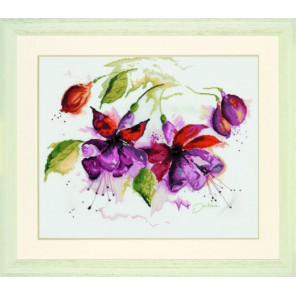  Fuchsia In Watercolour Набор для вышивания LanArte PN-0008026
