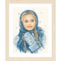 Winter Girl Набор для вышивания LanArte