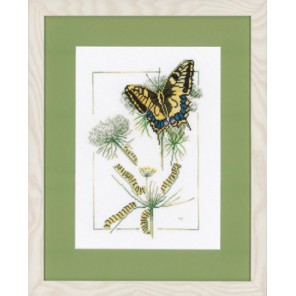  From Caterpillar to Butterfly Набор для вышивания LanArte PN-0021620