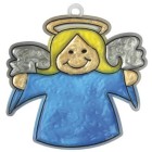 Ангел 7,5х7,5 Фигурка из пластика с контуром для декорирования Rayher