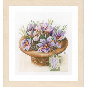  Crocus Flowers Набор для вышивания Lanarte PN-0168601