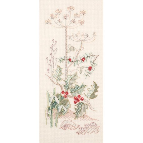  Seasons Panel - Winter Набор для вышивания Derwentwater Designs SP04