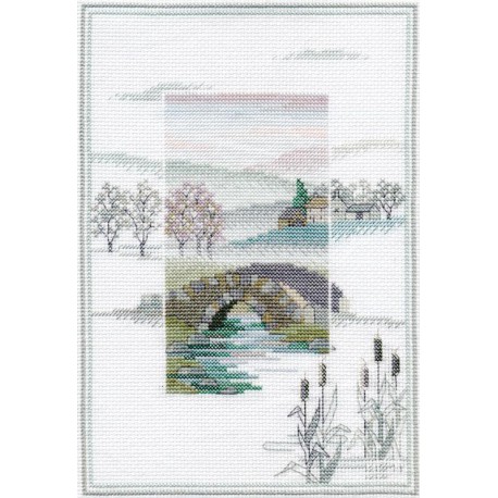  Winter Bridge Набор для вышивания Derwentwater Designs MM2