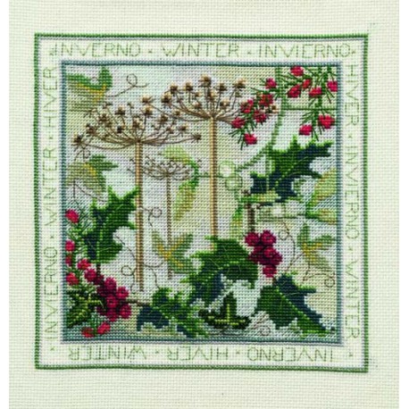  Four Seasons: Winter Набор для вышивания Derwentwater Designs FS04