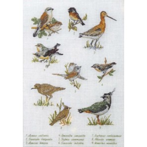  Птицы Набор для вышивания Permin 70-6404
