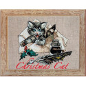 Christmas Cat (Рождественский кот) Набор для вышивки крестом Nimue
