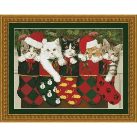  Рождественские носки Набор для вышивания Kustom Krafts 98237