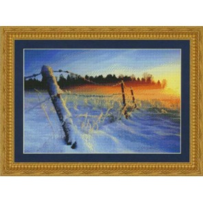  Зимний закат Набор для вышивания Kustom Krafts 98777