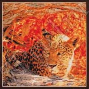  Затаившийся леопард Набор для вышивания Kustom Krafts 98437