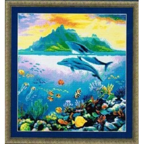  Рай дельфинов Набор для вышивания Kustom Krafts 98517