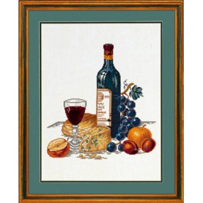  Сыр и красное вино Набор для вышивания Eva Rosenstand 14-158
