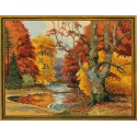 Золотая осень (Лесное озеро) Набор для вышивания Eva Rosenstand