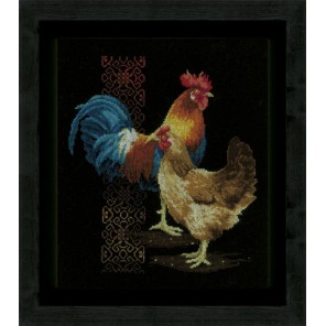  Петух и курица Набор для вышивания Vervaco PN-0162577