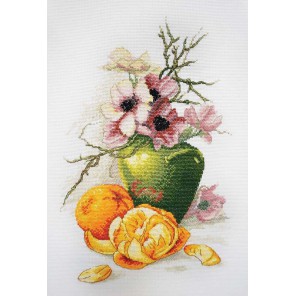  Анемоны и апельсины по картине К. Кляйн Набор для вышивания Марья Искусница 06.002.56