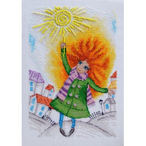  Мое солнышко по рисунку Ю. Доценко Набор для вышивания Марья Искусница 15.001.13