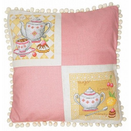  Чайная (может использоваться для создания подушки) Набор для вышивания Марья Искусница 14.001.19