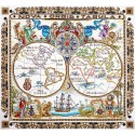 Карта мира Набор для вышивания Марья Искусница