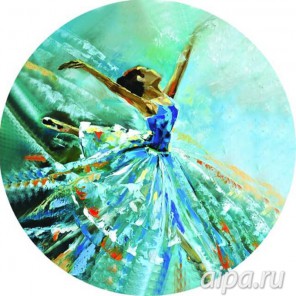  Балерина в голубом Набор для вышивания VC01