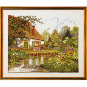  Дом и озеро Набор для вышивания Eva Rosenstand 94-184