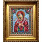 Умягчение злых сердец Набор для вышивания бисером Икона Божьей Матери Чаривна Мить