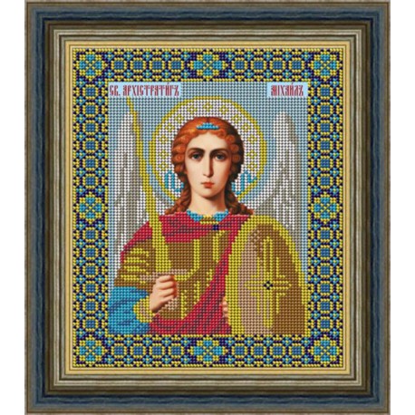 Святой Архангел Михаил Набор для вышивания бисером Икона GALLA COLLECTION