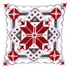 Скандинавская звезда II Набор для вышивания подушки VERVACO