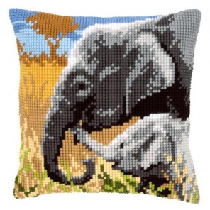 Любовь слонов Набор для вышивания подушки VERVACO