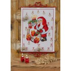 Санта Клаус Набор для вышивания календаря PERMIN