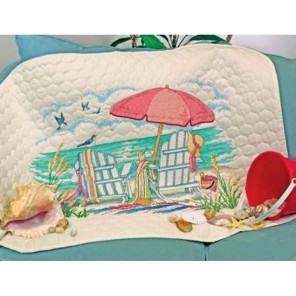 Одеяло "На пляже" 70-03242 Набор для вышивания Dimensions ( Дименшенс )