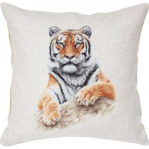 Тигр Набор для вышивания подушки LUCA-S