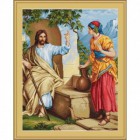 Иисус и самаритянка Набор для вышивания LUCA-S
