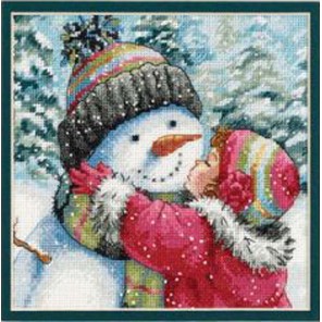 Поцелуй для снеговика 70-08833 Набор для вышивания Dimensions ( Дименшенс )