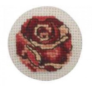 Роза Набор для вышивания пуговицы PERMIN