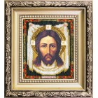 Спас Нерукотворный Набор для вышивания бисером Икона Чаривна Мить
