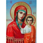 Казанская Комплект для вышивания Икона Божьей Матери ТМ РИСУЕМ ИГЛОЙ