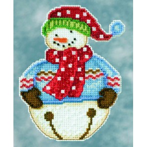 Снеговик Jingle Набор для вышивания MILL HILL