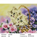 Милые котята Алмазная мозаика на подрамнике