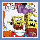 В рамке Губка Боб. Sponge Bob Раскраска по номерам на холсте Hobbart HB3030003