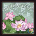 В рамке Жемчужный лотос Раскраска по номерам на холсте Hobbart HB3030026