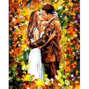  Осенний поцелуй Алмазная мозаика на подрамнике GF1486