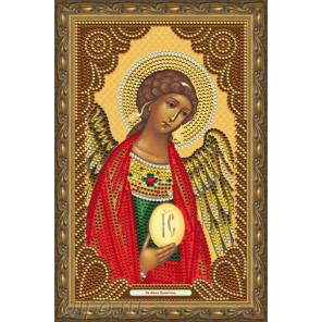 В рамке Святой Ангел Хранитель Алмазная частичная мозаика на подрамнике Color Kit IK009