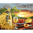  Натюрморт с вином Раскраска картина по номерам на холсте ZX 20805