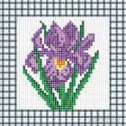  Фиолетовый ирис Алмазная вышивка мозаика Белоснежка 034-ST-P