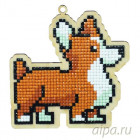  Собака Рокки Алмазная мозаика подвеска Гранни Wood W0106