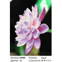 Цветок лотоса Алмазная мозаика на подрамнике
