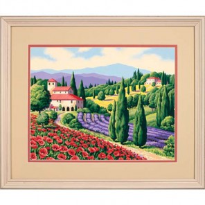 * Тосканский пейзаж 91317 Раскраска по номерам Dimensions 