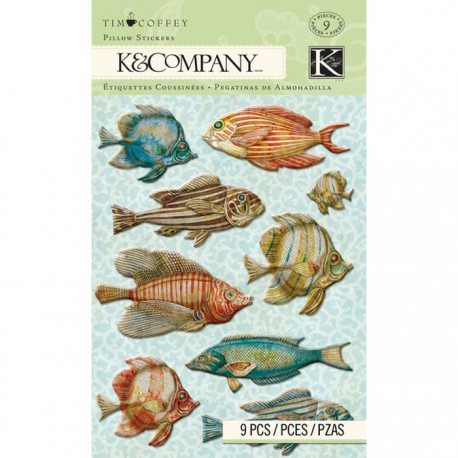 Рыбки Стикеры для скрапбукинга, кардмейкинга K&Company