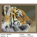 Величественный тигр Алмазная вышивка мозаика на подрамнике 